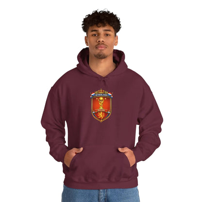 Netherland World Cup 2026 Crest Hoodie — Lion Shield Emblem Hooded Sweatshirt by Printify