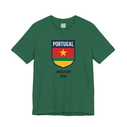 Portugal World Cup 2026 Unisex Cotton Crew Tee by Printify