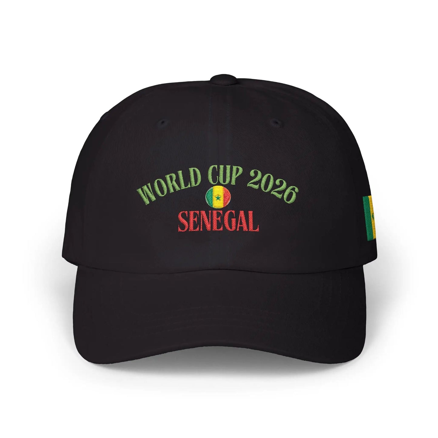Senegal World Cup 2022 Dad Cap — Embroidered Football Fan Hat by Printify