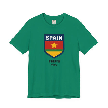 Spain World Cup 2026 Unisex Cotton Crew Tee by Printify