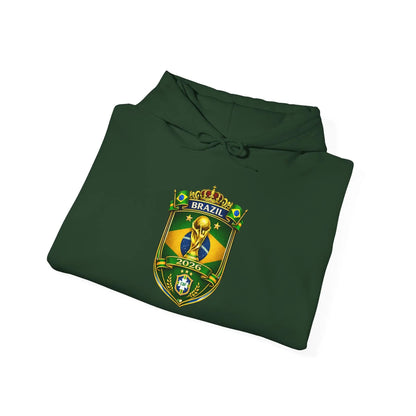 Brazil World Cup 2026 Hooded Sweatshirt by Printify