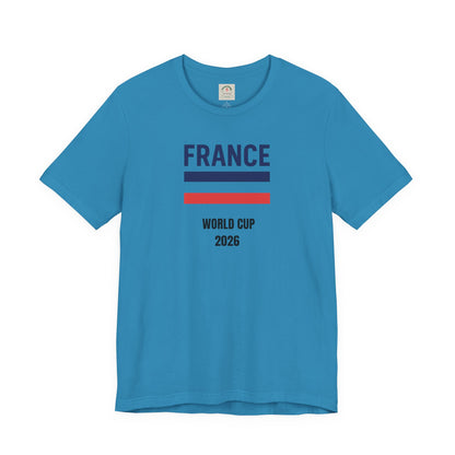 France World Cup 2026 Unisex Cotton Crew Tee