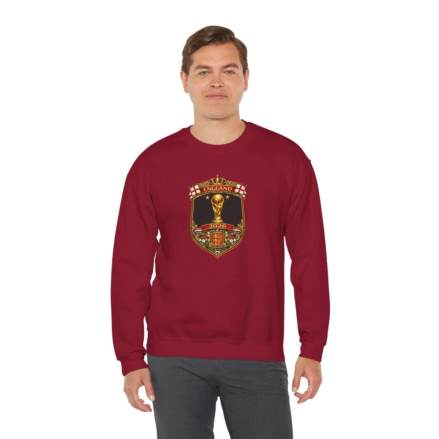 England World Cup Crewneck Sweatshirt by Printify