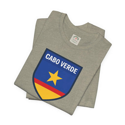 Cabo Verde Shield T‑Shirt — Cape Verde Pride Travel Tee by Printify