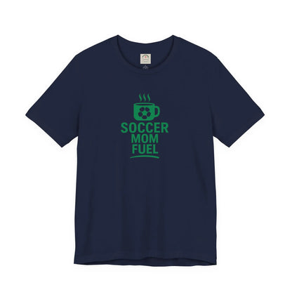 Soccer Mom Fuel T-Shirt — Coffee & Soccer Graphic Tee for Sports Moms by Printify