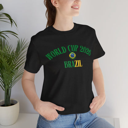 World Cup 2026 Brazil Tee – Brazil Soccer Fan T-Shirt