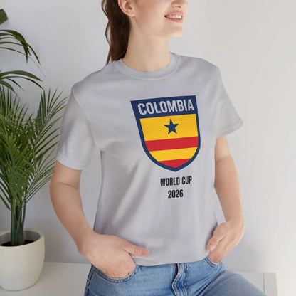 Columbia World Cup 2026 Unisex Cotton Crew Tee by Printify