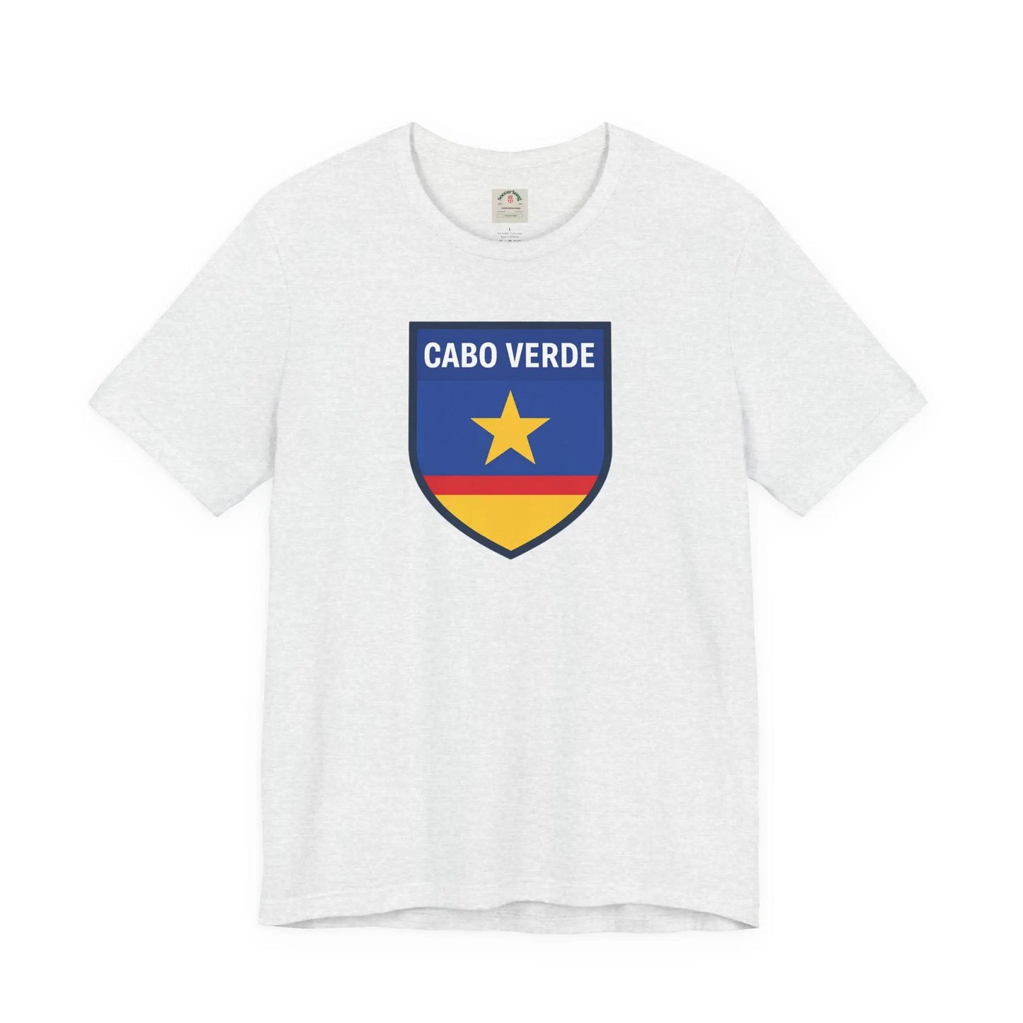 Cabo Verde Shield T‑Shirt — Cape Verde Pride Travel Tee by Printify