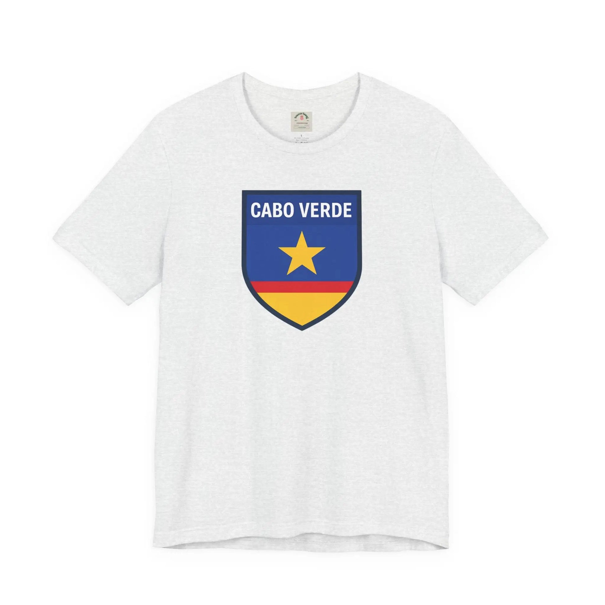 Cabo Verde Shield T‑Shirt — Cape Verde Pride Travel Tee by Printify