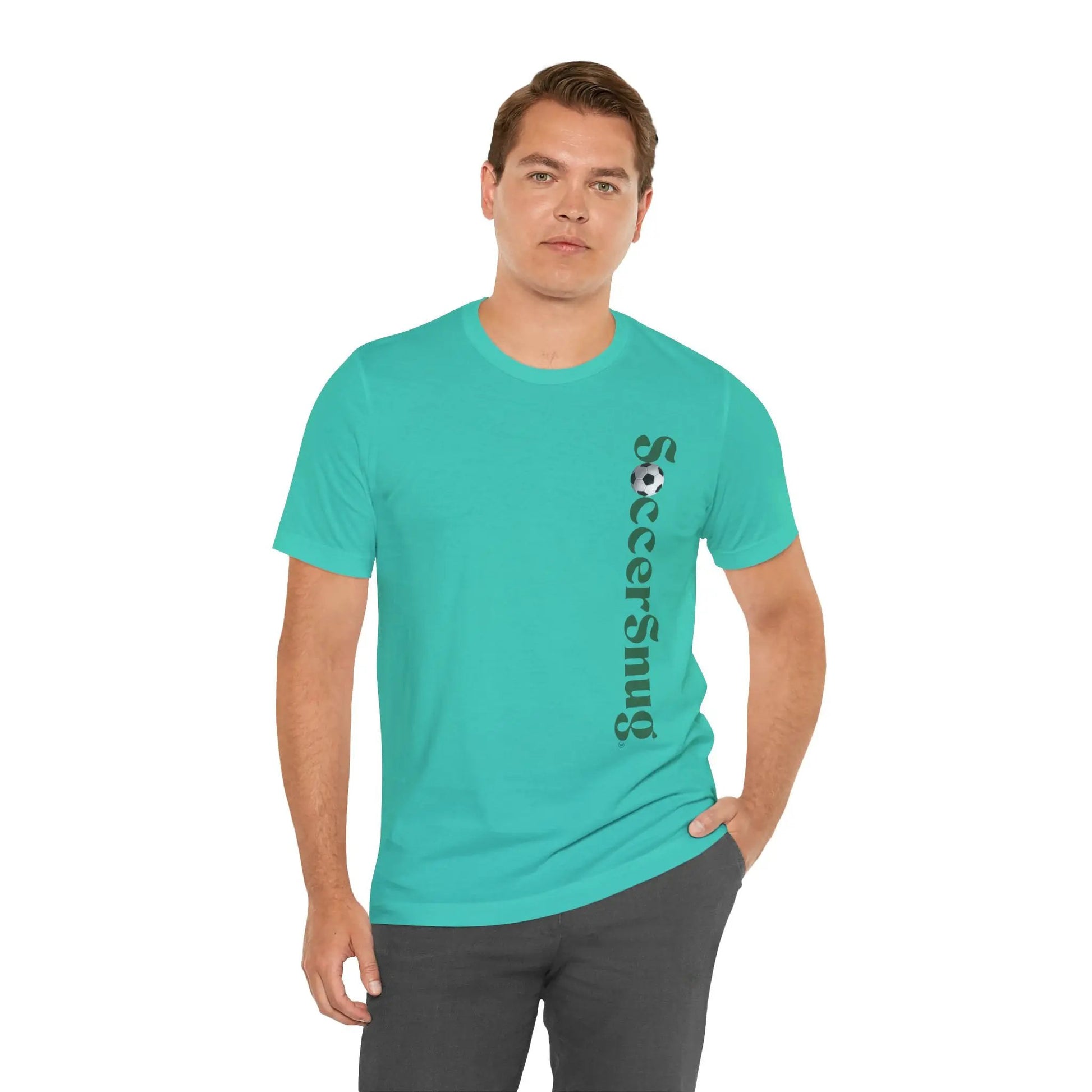 SoccerSnug Unisex Soccer Jersey Short Sleeve Tee by Printify