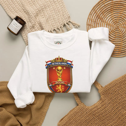 Netherlands 2026 World Cup Crest Crewneck by Printify