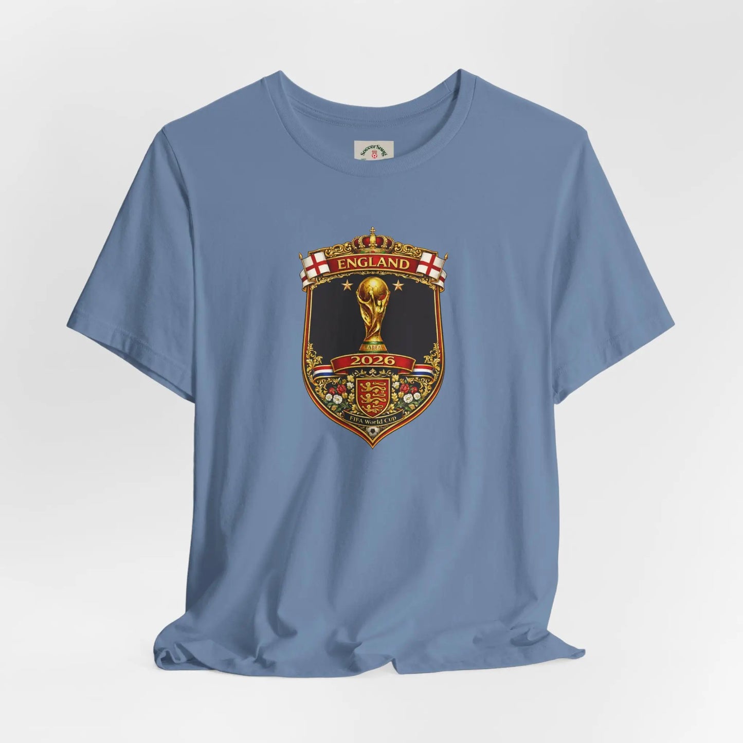 England World Cup 2026 Unisex Cotton Crew Tee by Printify