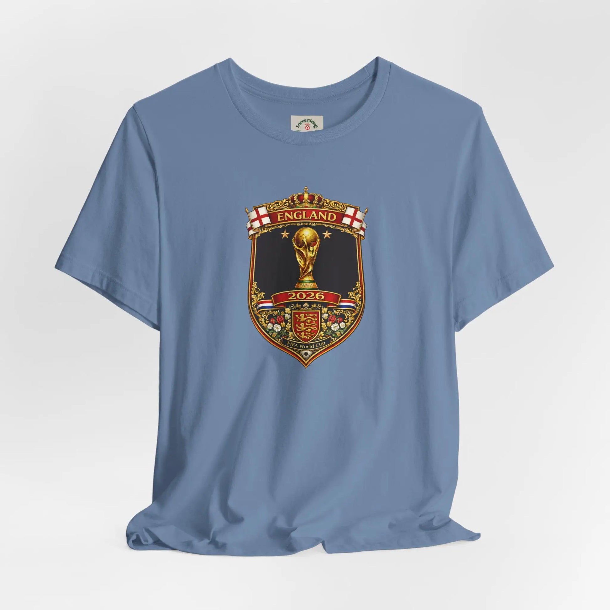 England World Cup 2026 Unisex Cotton Crew Tee by Printify