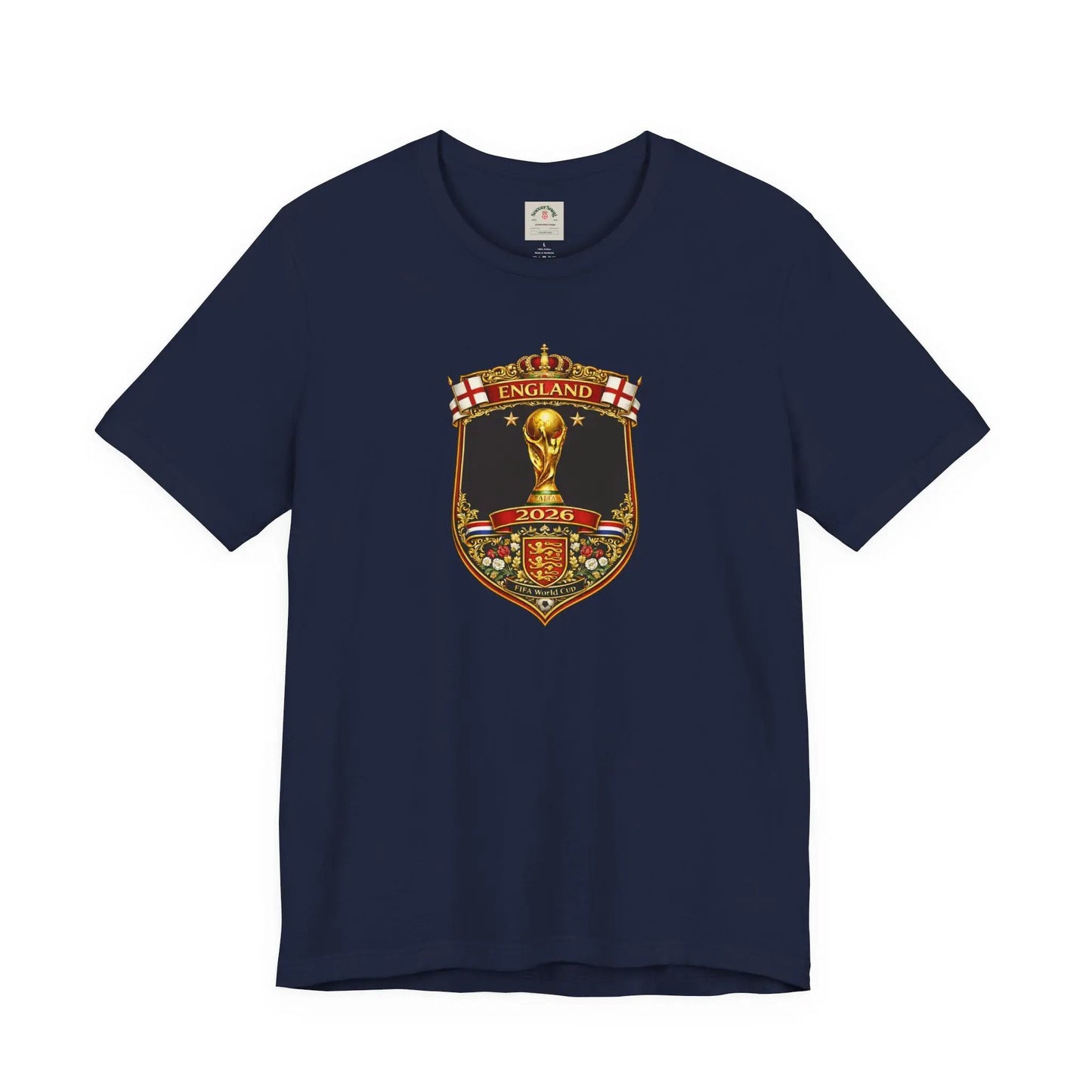 England World Cup 2026 Unisex Cotton Crew Tee by Printify