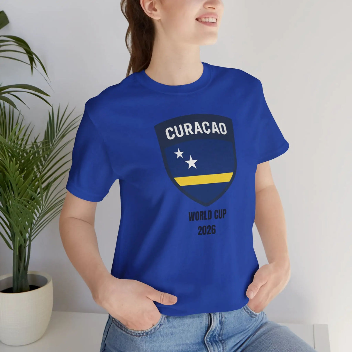 Curaçao World Cup 2026 Unisex Cotton Crew Tee by Printify