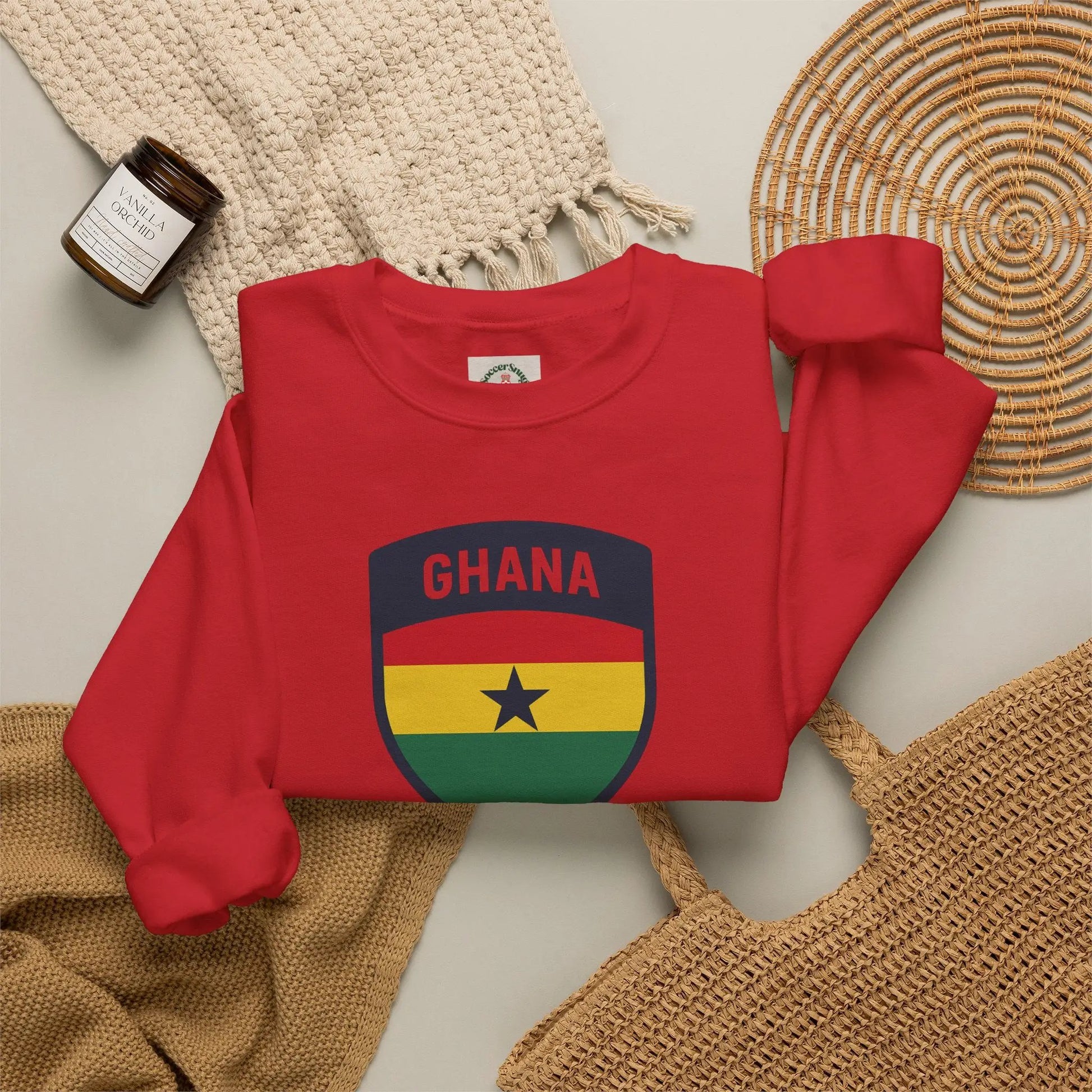 Ghana World Cup 2026 Unisex Heavy Blend Crewneck Sweatshirt by Printify