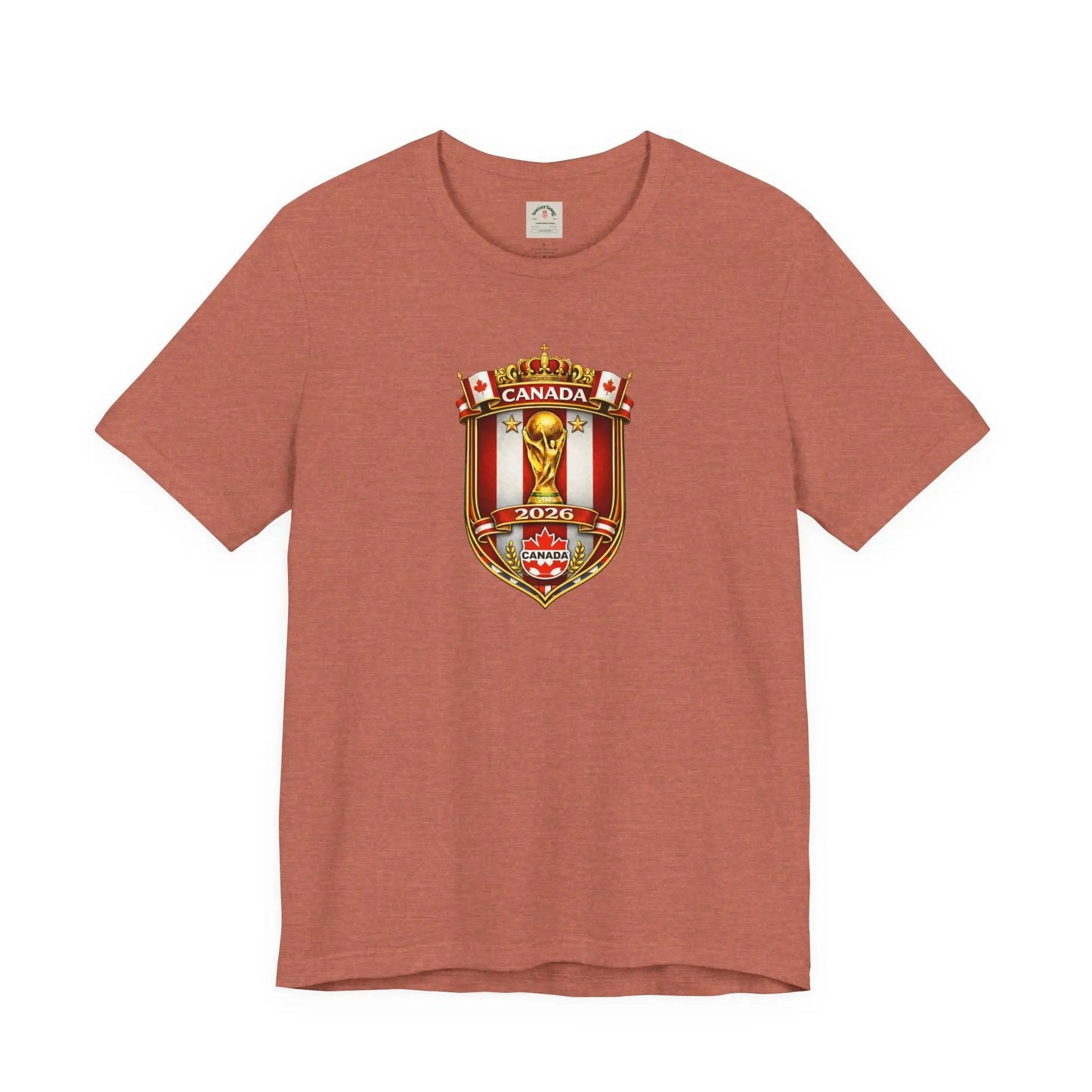 Canada World Cup 2026 Unisex Cotton Crew Soccer Fan Tee by Printify