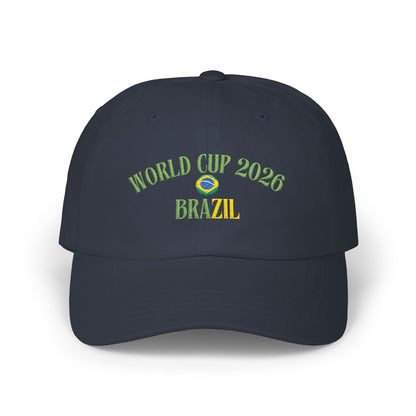 World Cup 2026 Brazil Dad Cap – Embroidered Soccer Fan Hat