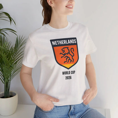 Netherlands World Cup 2026 Unisex Cotton Crew Tee by Printify