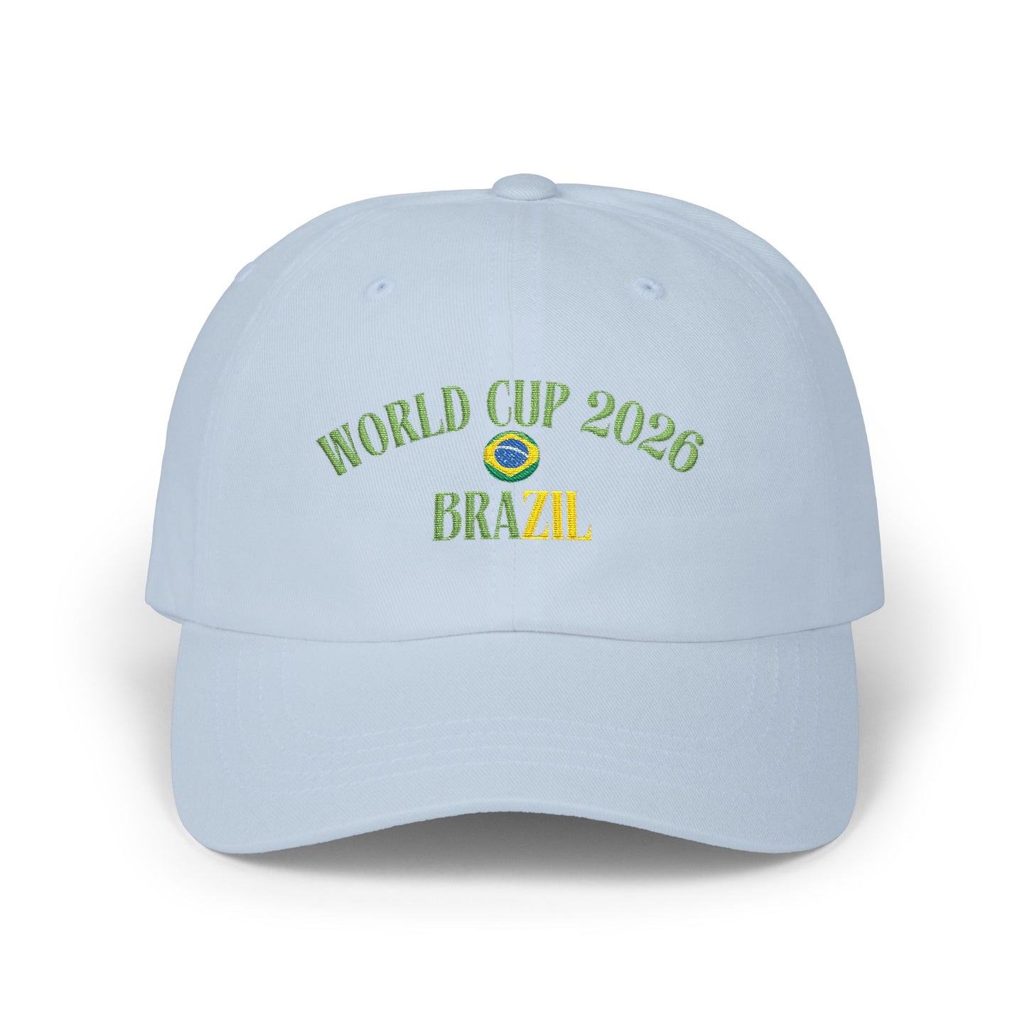 World Cup 2026 Brazil Dad Cap – Embroidered Soccer Fan Hat