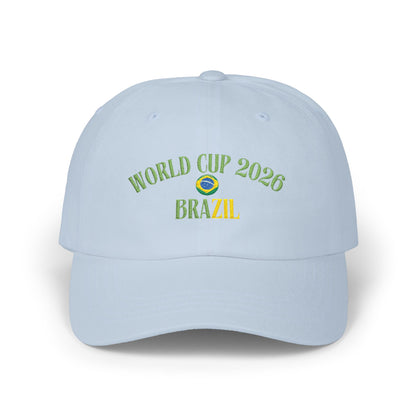 World Cup 2026 Brazil Dad Cap – Embroidered Soccer Fan Hat