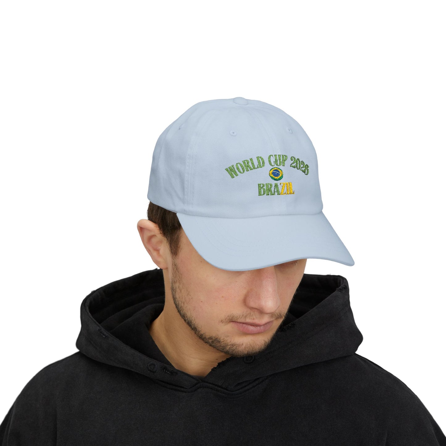 World Cup 2026 Brazil Dad Cap – Embroidered Soccer Fan Hat