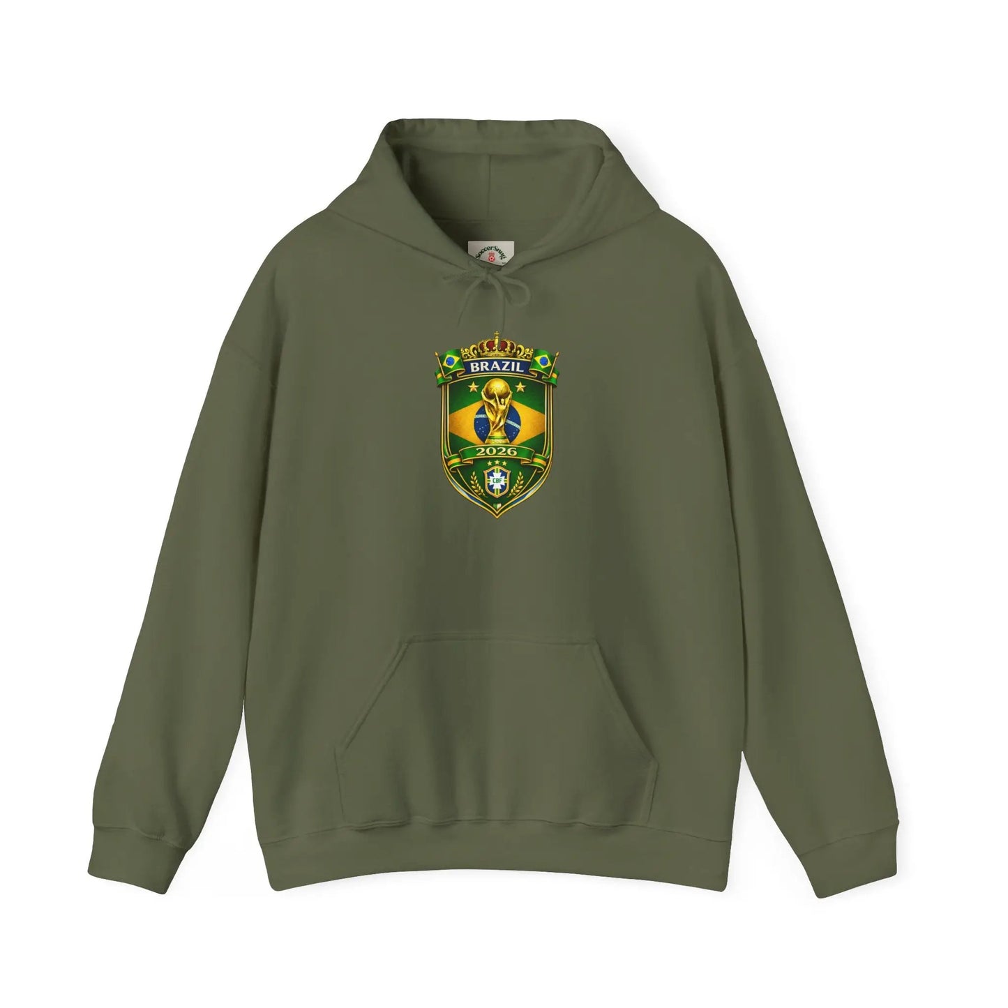 Brazil World Cup 2026 Hooded Sweatshirt by Printify