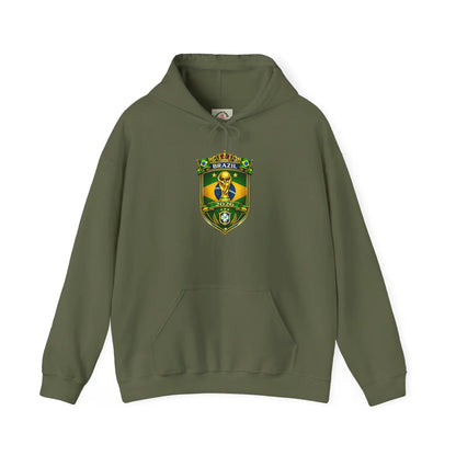 Brazil World Cup 2026 Hooded Sweatshirt by Printify
