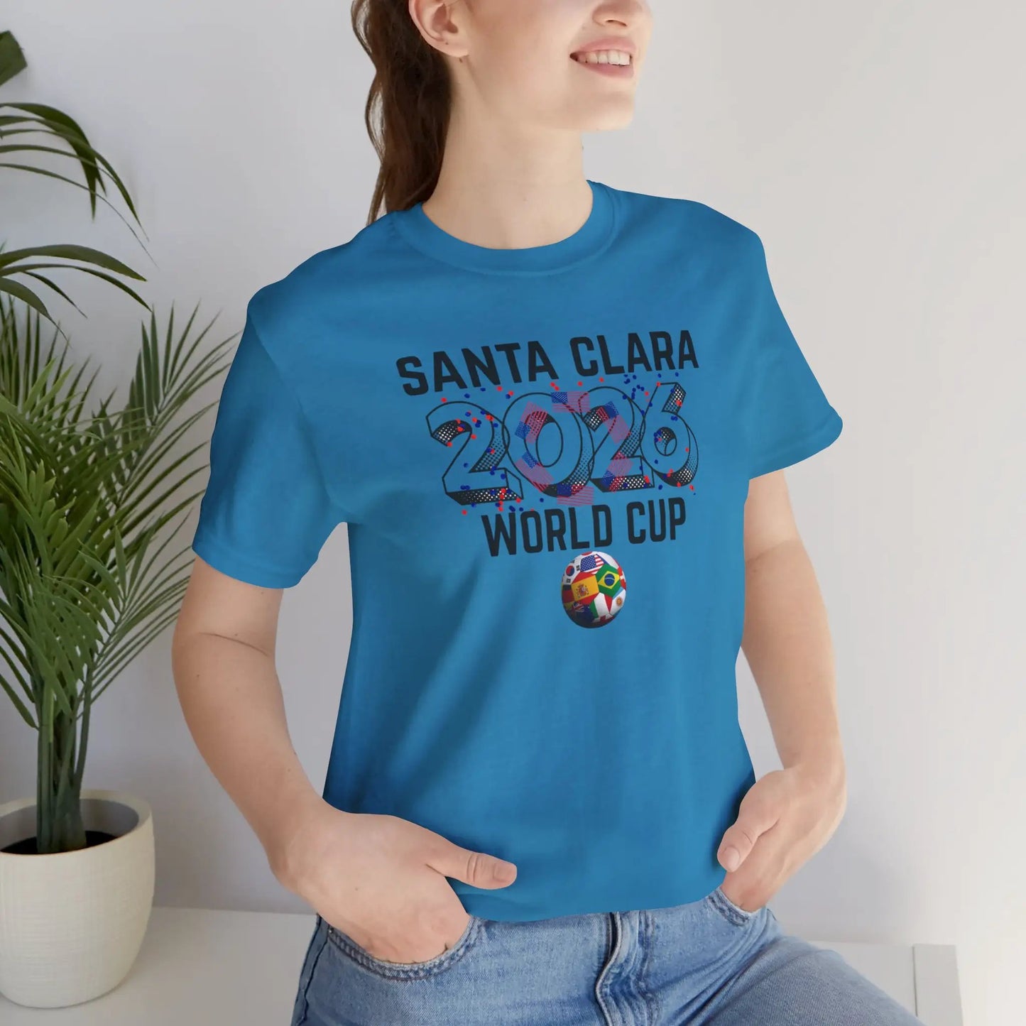 Santa Clare World Cup 2026 Unisex Cotton Crew Tee by Printify