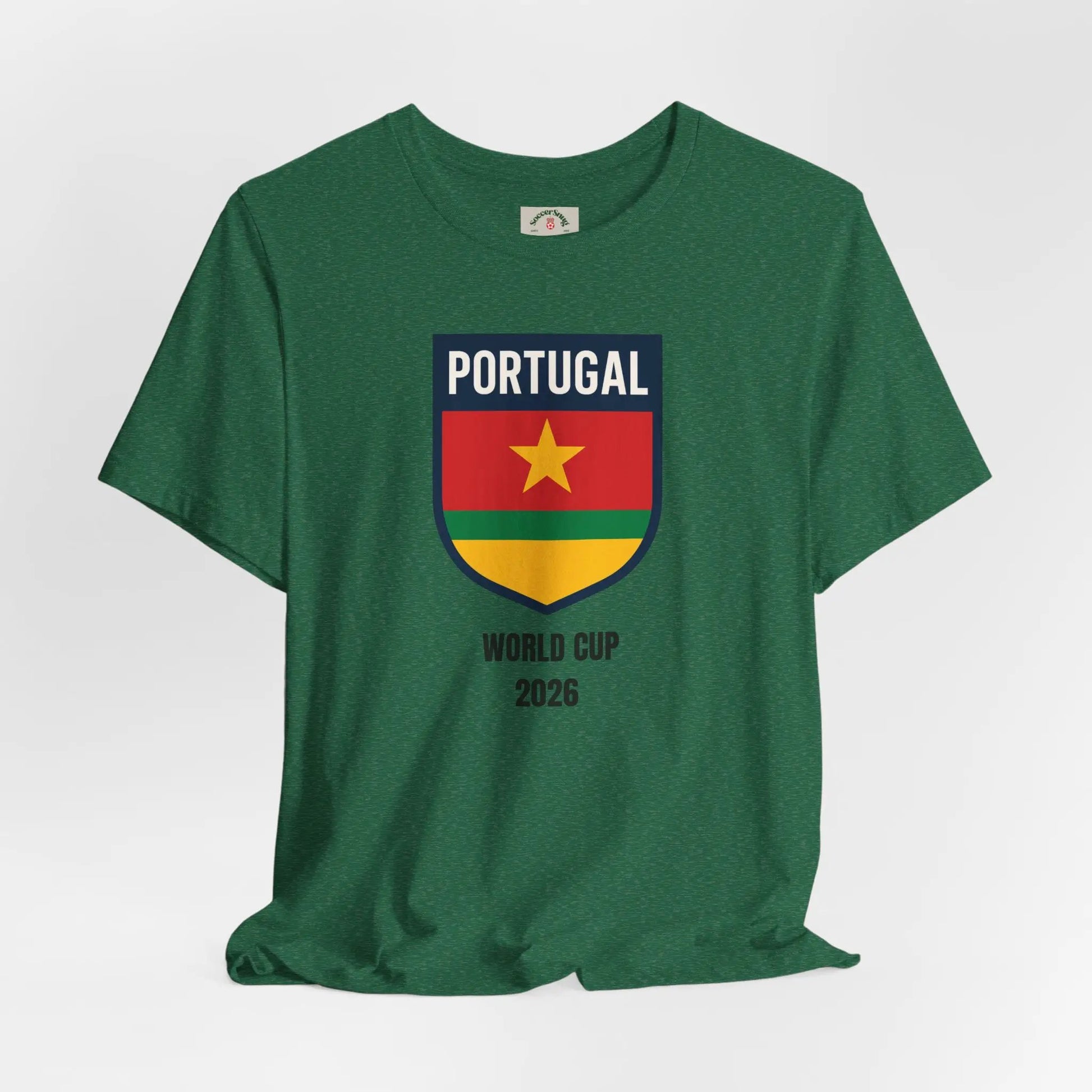 Portugal World Cup 2026 Unisex Cotton Crew Tee by Printify