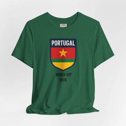Portugal World Cup 2026 Unisex Cotton Crew Tee by Printify