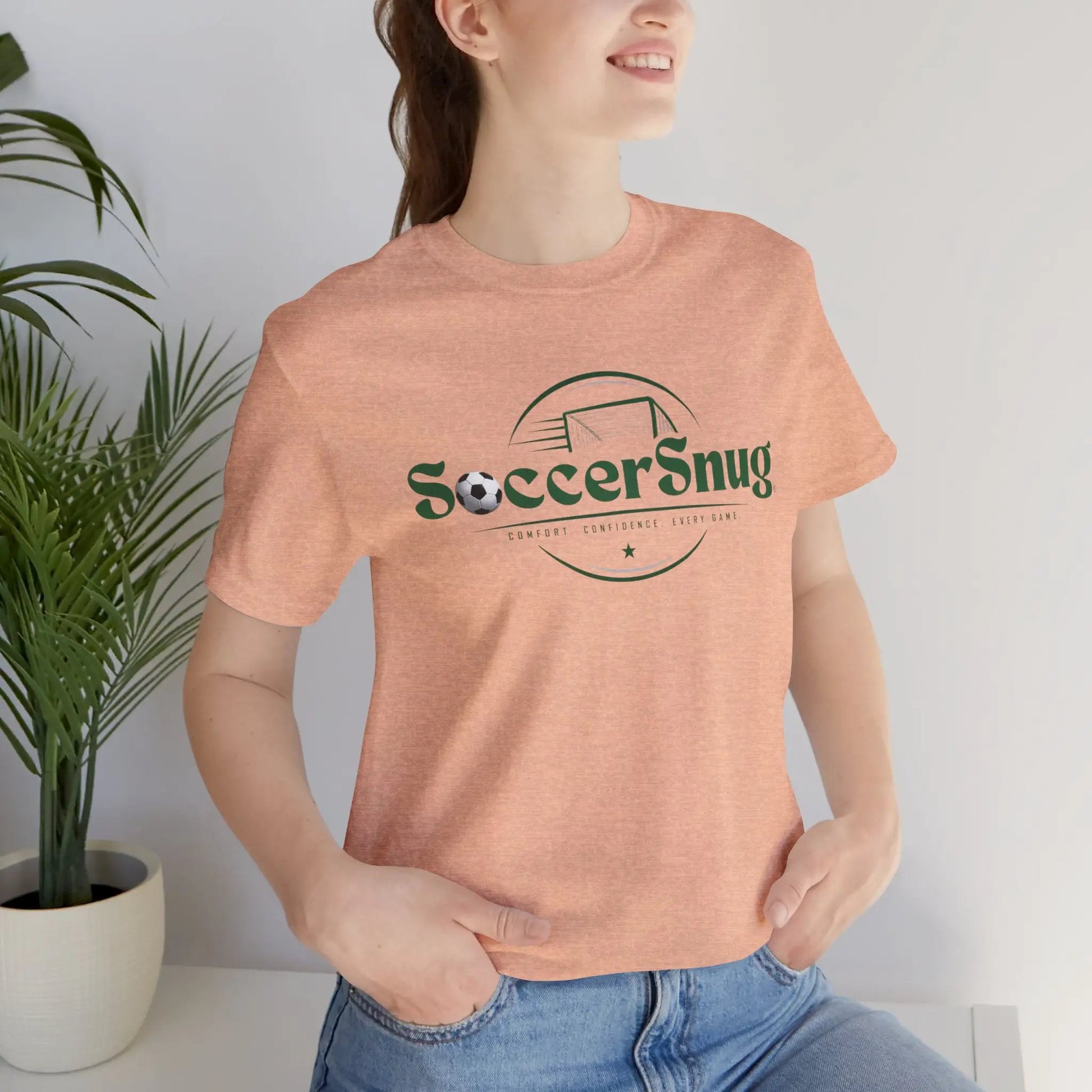 SoccerSnug Unisex Soccer Jersey Short Sleeve Tee by Printify