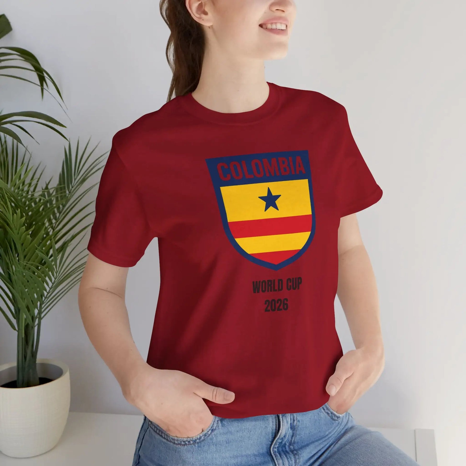 Columbia World Cup 2026 Unisex Cotton Crew Tee by Printify