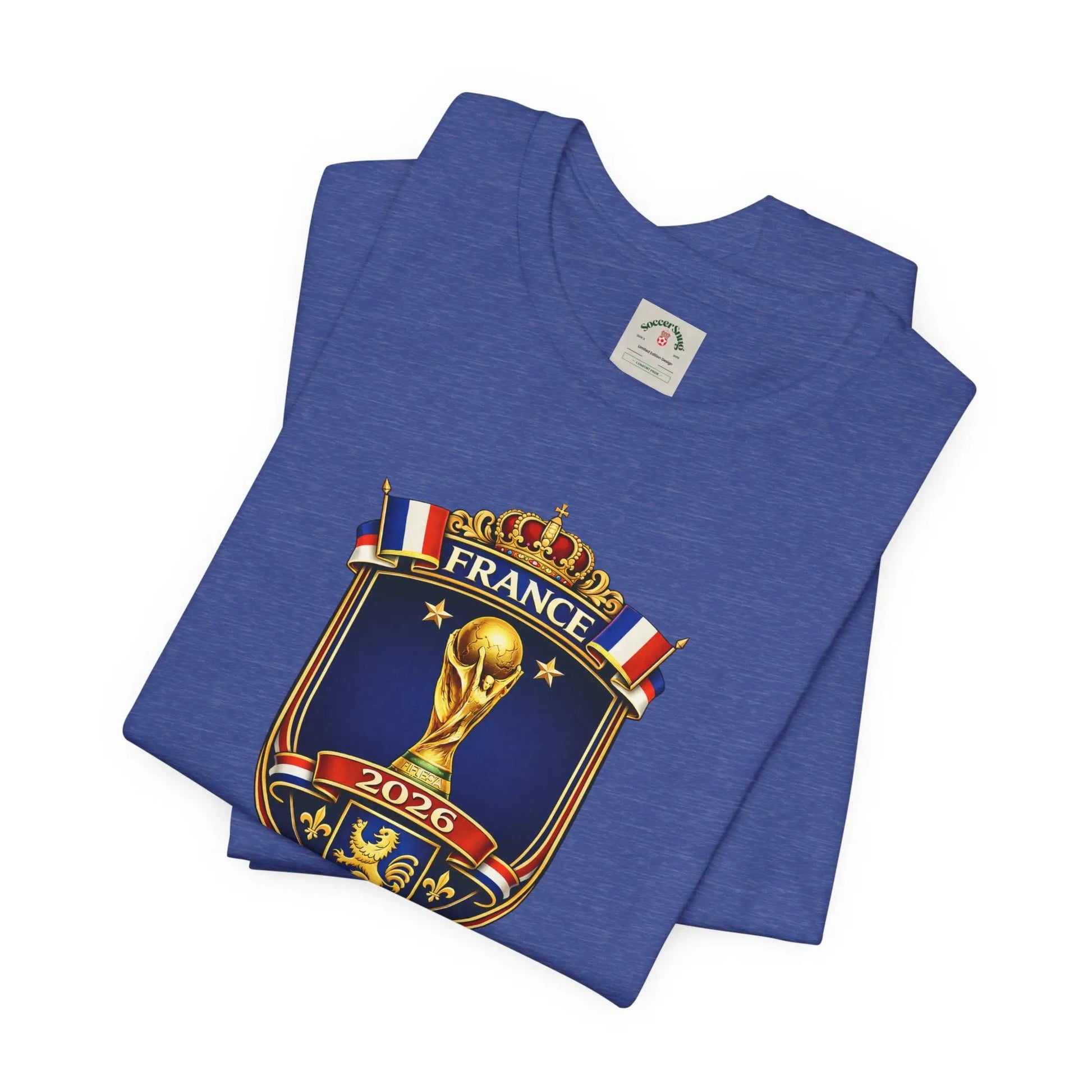 France World Cup 2026 Soccer Tee by Printify