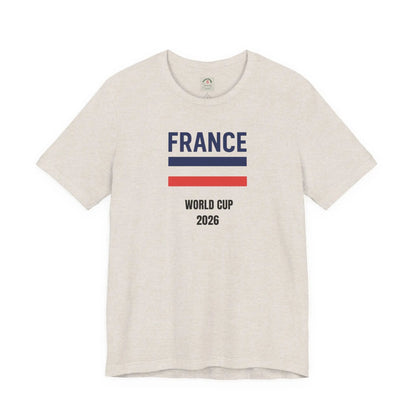 France World Cup 2026 Unisex Cotton Crew Tee by Printify