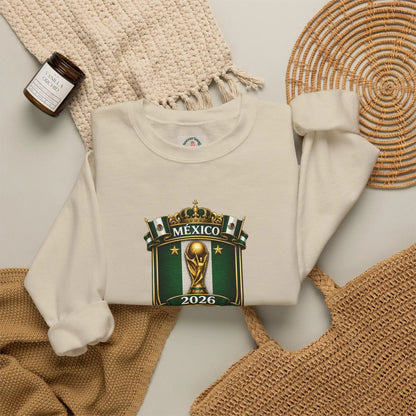Mexico World Cup 2026 Crewneck Sweatshirt by Printify