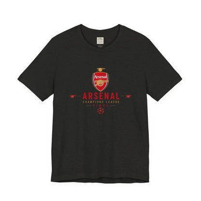 Arsenal Champions League Final Unisex Soccer Jersey Short Sleeve Tee by Printify
