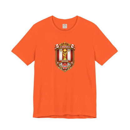 Canada World Cup 2026 Unisex Cotton Crew Soccer Fan Tee by Printify
