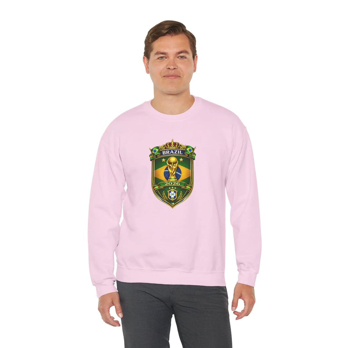 Brazil World Cup 2026 Crewneck Sweatshirt by Printify