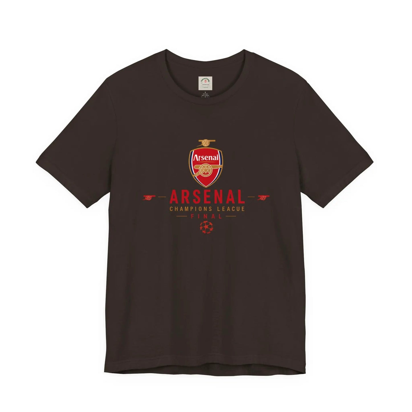 Arsenal Champions League Final Unisex Soccer Jersey Short Sleeve Tee by Printify