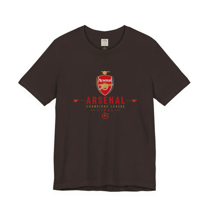 Arsenal Champions League Final Unisex Soccer Jersey Short Sleeve Tee by Printify