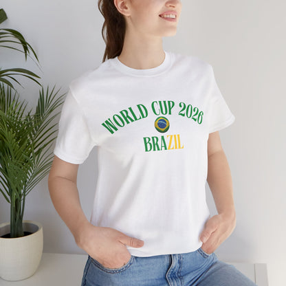 World Cup 2026 Brazil Tee – Brazil Soccer Fan T-Shirt