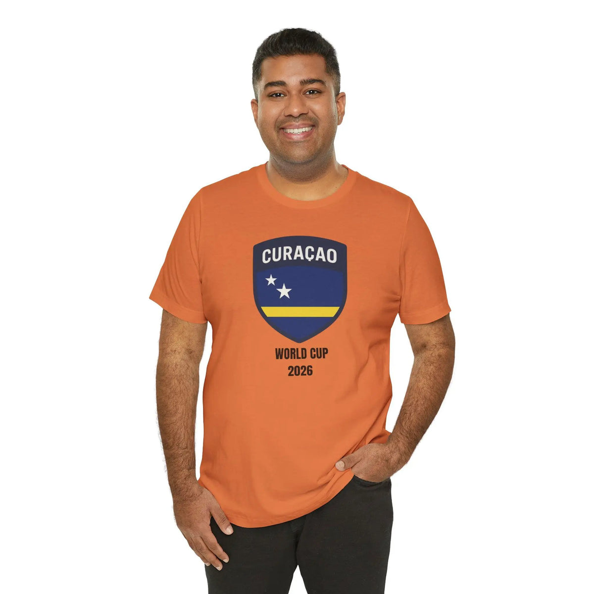 Curaçao World Cup 2026 Unisex Cotton Crew Tee by Printify