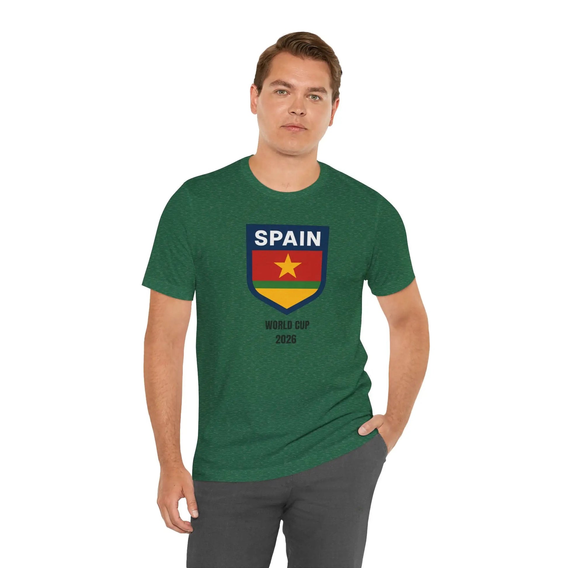 Spain World Cup 2026 Unisex Cotton Crew Tee by Printify