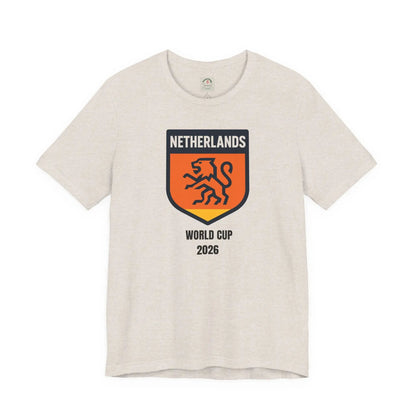 Netherlands World Cup 2026 Unisex Cotton Crew Tee by Printify