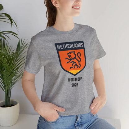 Netherlands World Cup 2026 Unisex Cotton Crew Tee by Printify