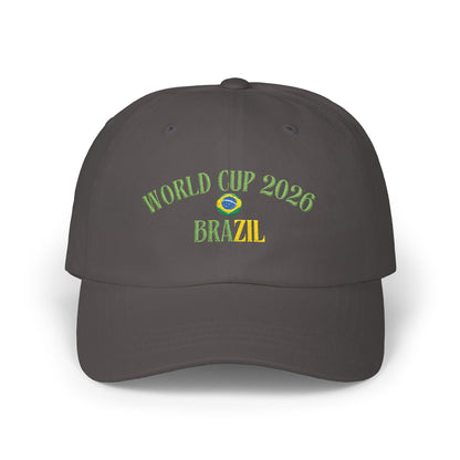 World Cup 2026 Brazil Dad Cap – Embroidered Soccer Fan Hat