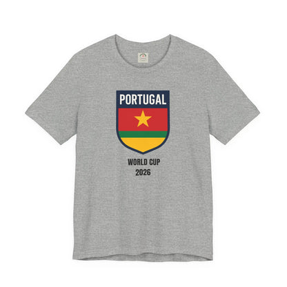 Portugal World Cup 2026 Unisex Cotton Crew Tee by Printify