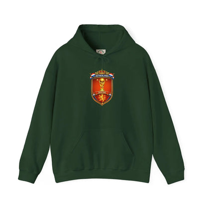 Netherland World Cup 2026 Crest Hoodie — Lion Shield Emblem Hooded Sweatshirt by Printify
