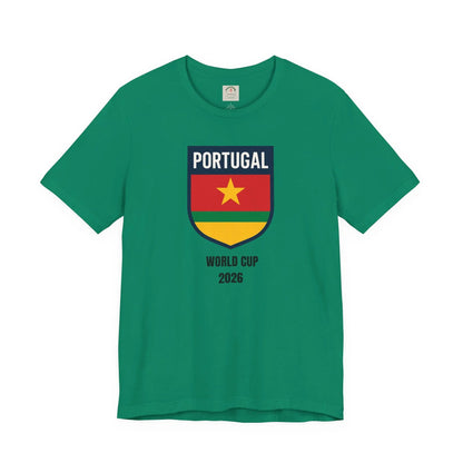 Portugal World Cup 2026 Unisex Cotton Crew Tee by Printify